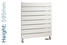 EU-EMAH-595-600-W-TH - Eucotherm Mars Horizontal Flat Panel White Radiator H595mm X W600mm EU-EMAH-595-600-W-TH - Eucotherm Mars Horizontal Flat Panel White Radiator H595mm X W600mm